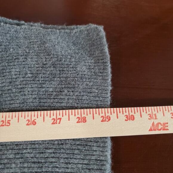 Madewell Womens Merino Wool Alpaca Blend Open Cardigan Sweater Size M Gray Cozy - Picture 13 of 13